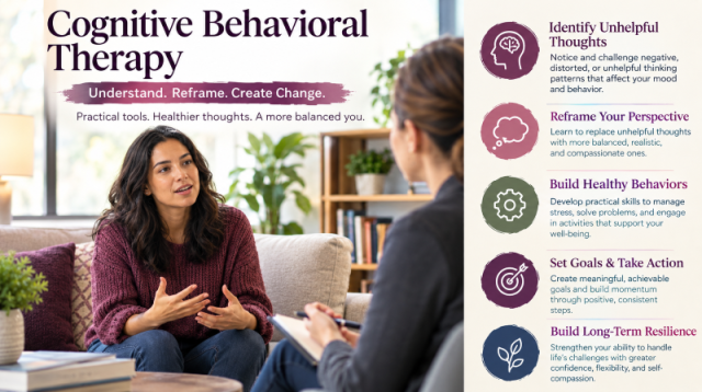 Cognitive Behavioral Therapy Infographic